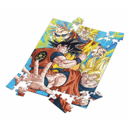puzle-100-efecto-3d-goku-saiyan-dragon-ball-z