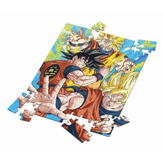 puzle-100-efecto-3d-goku-saiyan-dragon-ball-z