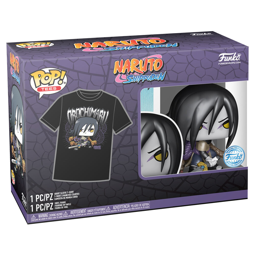 set-figura-pop-tee-naruto-shippuden-orochimaru-talla-xl