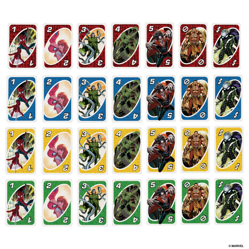 mattel-games-uno-spiderman-juego-de-cartas-hxy08
