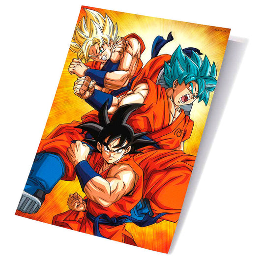 Poster 3D Goku Evolution - Dragon Ball Super