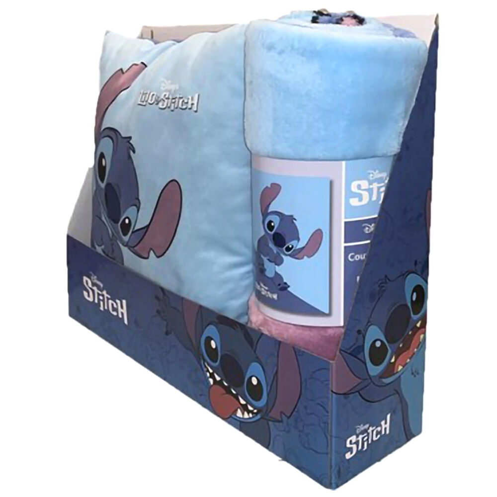 set-manta-polar-cojin-stitch-disney