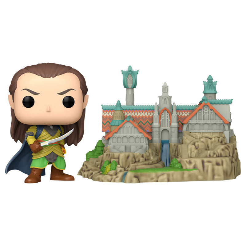 figura-pop-town-el-señor-de-los-anillos-lord-elrond-with-rivendell