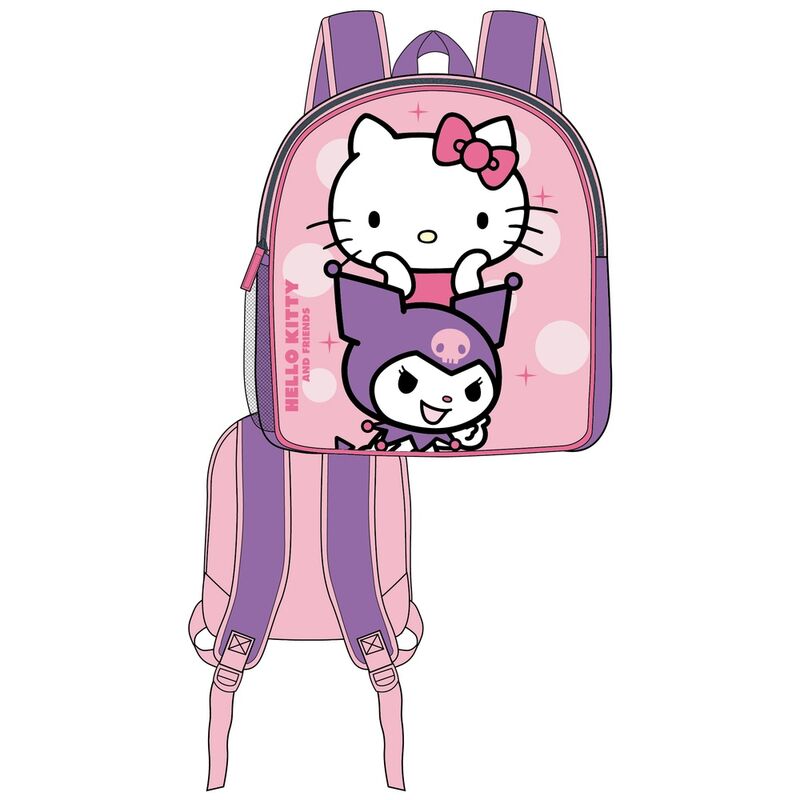 mochila-3d-kuromi-hello-kitty-30cm