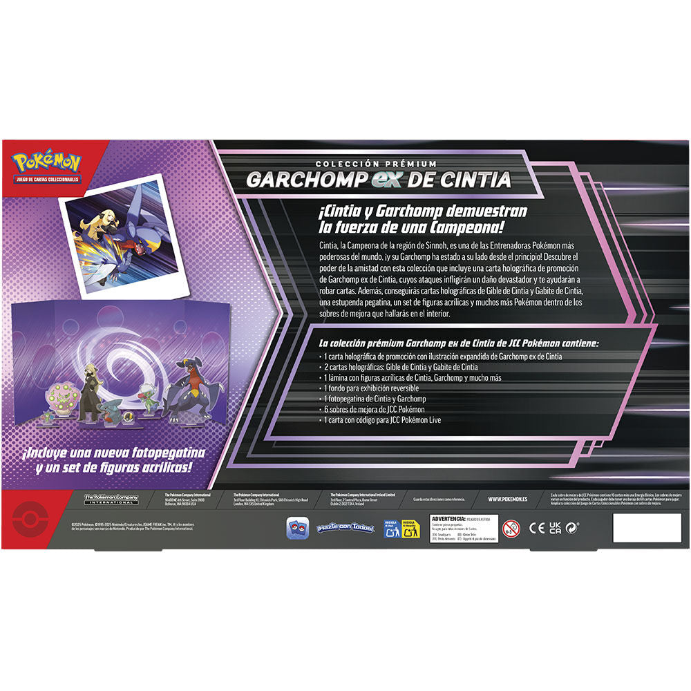 blister-cartas-garchomp-ex-de-cintia-juntos-de-aventuras-pokemon-español