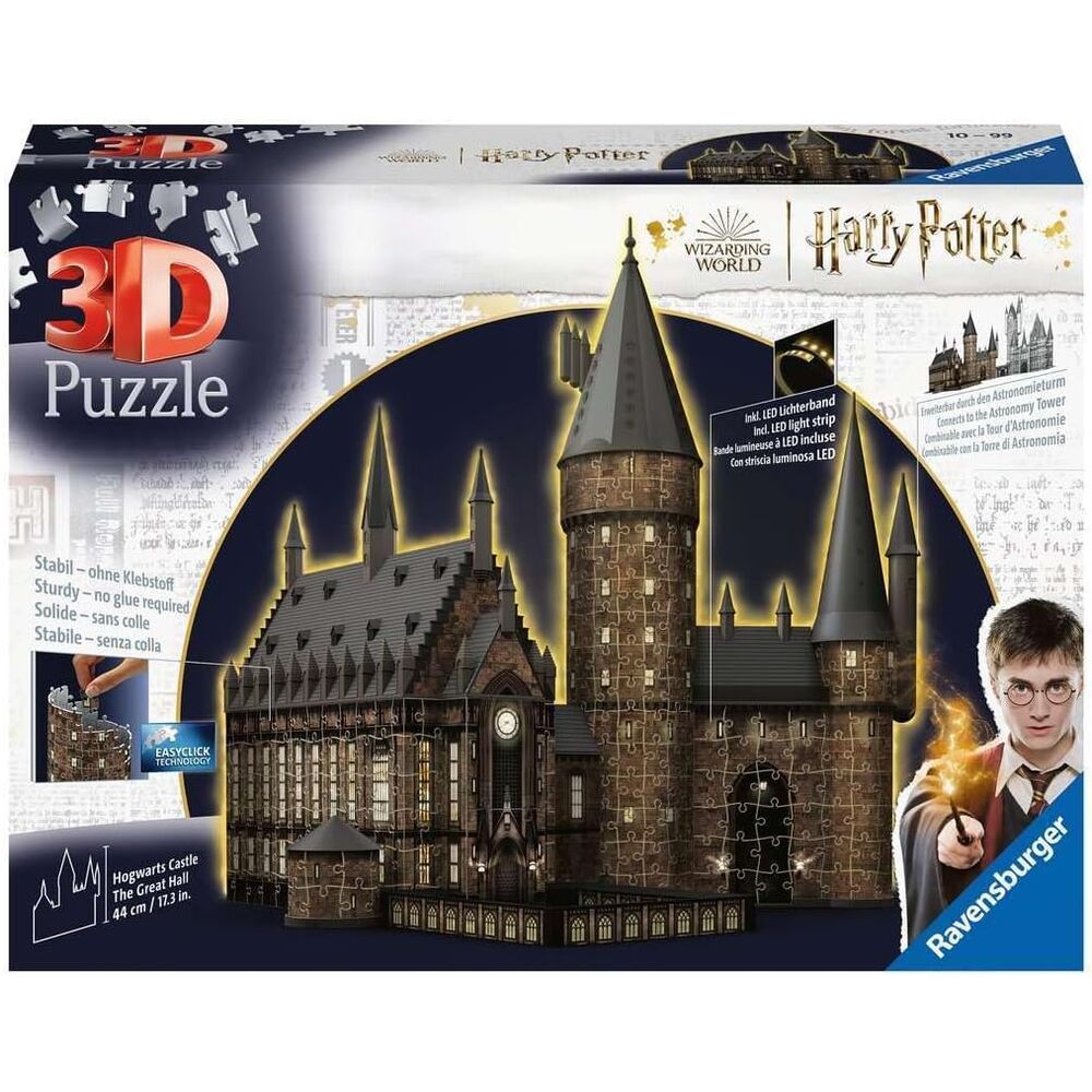 ravensburger-puzzle-3d-castillo-de-hogwarts-edición-nocturna-del-gran-salón-11550