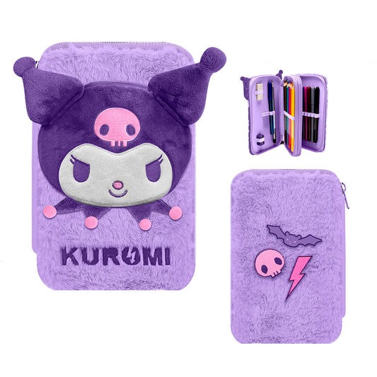 plumier-kuromi-hello-kitty-doble