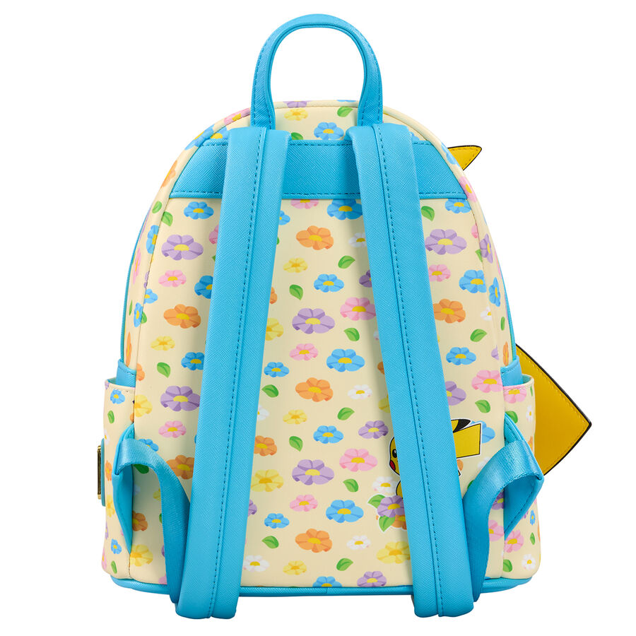 mochila-floral-pikachu-pokemon-loungefly