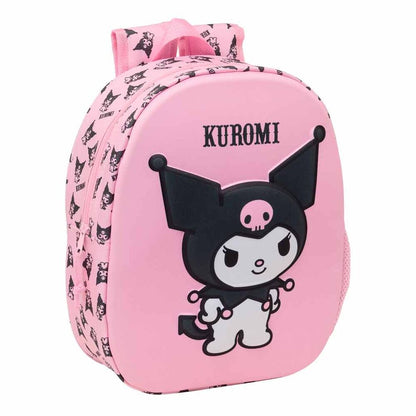 mochila-3d-kuromi-hello-kitty-33cm