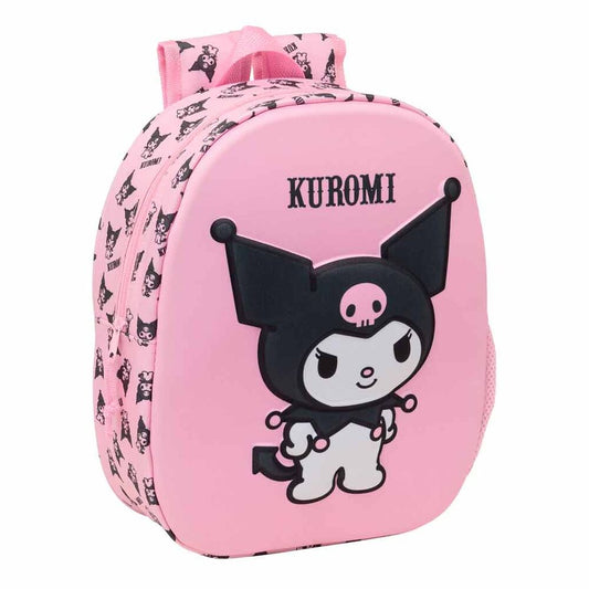 mochila-3d-kuromi-hello-kitty-33cm