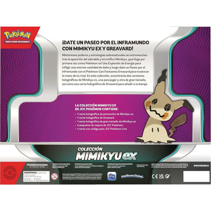 blister-cartas-mimikyu-ex-pokemon-español