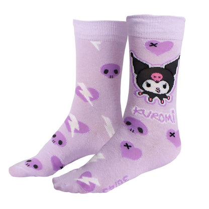 set-3-calcetines-kuromi-hello-kitty-adulto