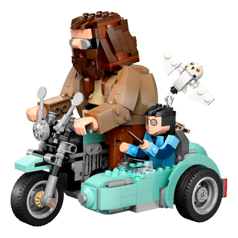 Lego Hagrid y Harry Potter en Moto