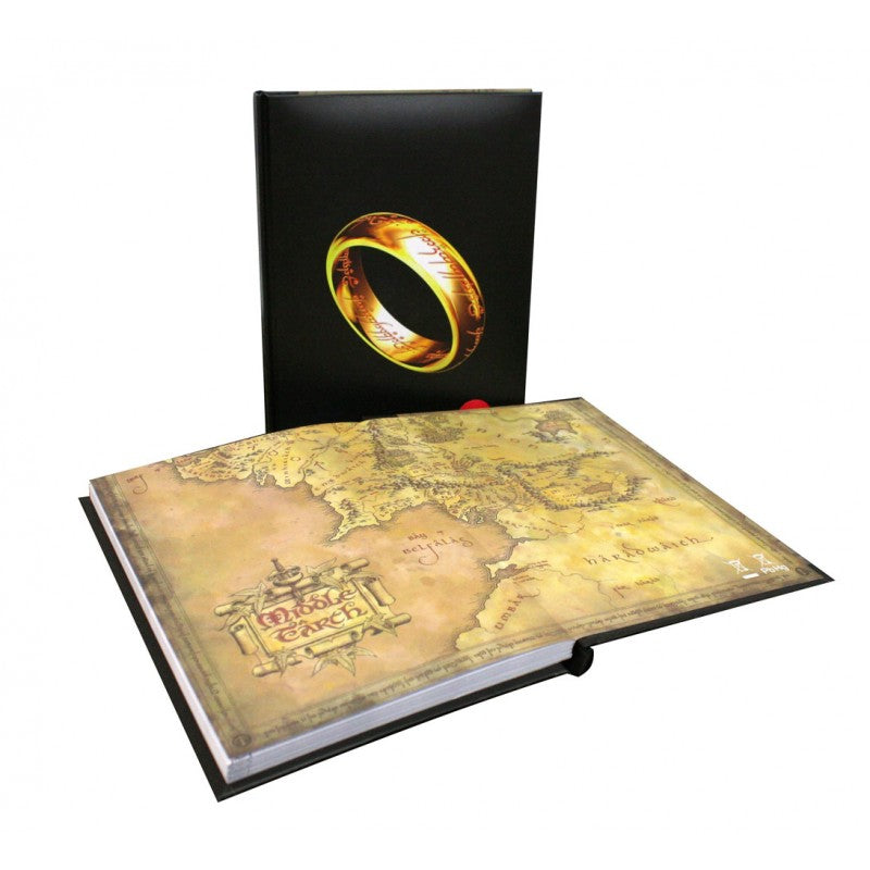 Libreta A5 con Luz Anillo Unico - El Señor de los Anillos
