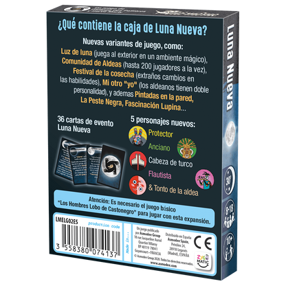 Juego de Mesa Los Hombres Lobo de Castronegro: Luna Nueva