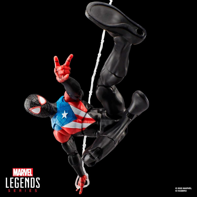 Figura Articulada Miles Morales Boricua Suit - Spiderman 2 Marvel Gamerverse Legends