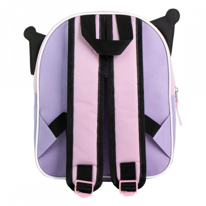 mochila-3d-kuromi-hello-kitty-28cm