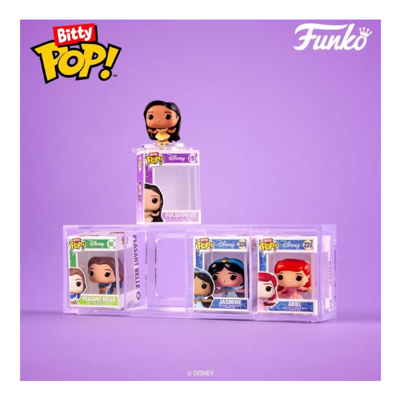 Pack 4 Figuras Bitty Pop Princesas - Disney