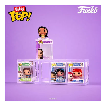 Pack 4 Figuras Bitty Pop Princesas - Disney