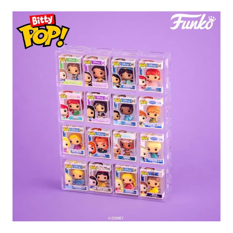Pack 4 Figuras Bitty Pop Princesas - Disney