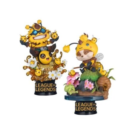 Set 2 Figuras Beemo & Bzzzigs - League of Legends Diorama D-Stage 15cm