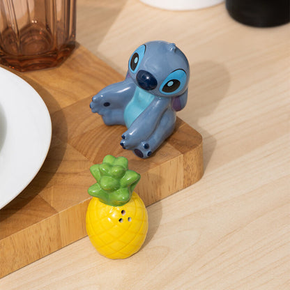 Set Salero y Pimentero Stitch y Piña - Disney 7cm