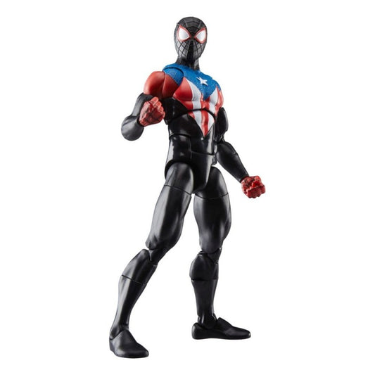 Figura Articulada Miles Morales Boricua Suit - Spiderman 2 Marvel Gamerverse Legends