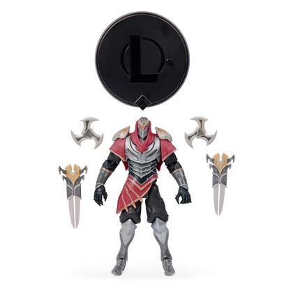 Figura Articulada Zed con 2 Shuriken - League of Legends 15cm