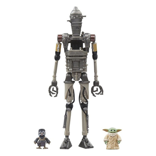 Set Figuras Articuladas IG-12, Grogu & Anzellan - Star Wars Vintage Collection
