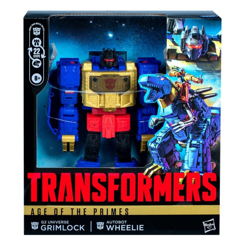 Set de Figuras Grimlock y Wheelie - Transformers Age of the Primes